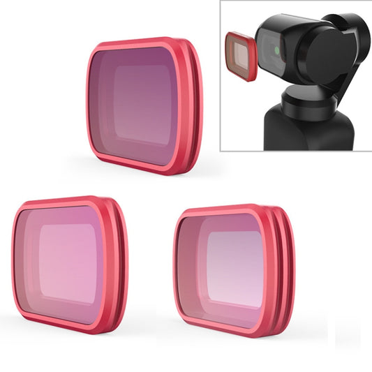 3 PCS PGYTECH P-18C-012 CPL/ND8/ND16 Profession Diving Color Lens Filter for DJI Osmo Pocket - free shipping - PMC Jewellery - Order now!