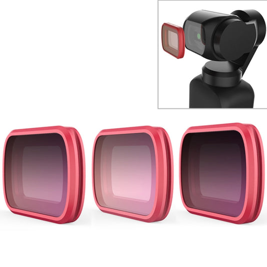 3 PCS PGYTECH P-18C-015 Gradient Dimming Suit Profession Diving Color Lens Filter for DJI Osmo Pocket - free shipping - PMC Jewellery - Order now!
