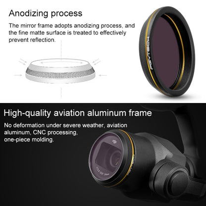 PGYTECH X4S-HD ND32 Gold-edge Lens Filter for DJI Inspire 2 / X4S Gimbal Camera Drone Accessories - free shipping - PMC Jewellery - Order now!