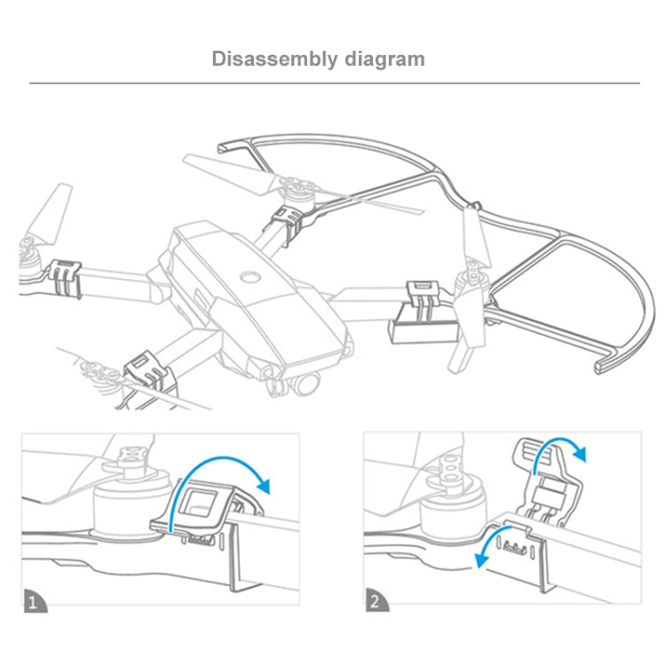PGYTECH P-MA-124 Dedicated LED Lantern Paddle Protection Cover for DJI Mavic Pro - free shipping - PMC TechLife - Order now!