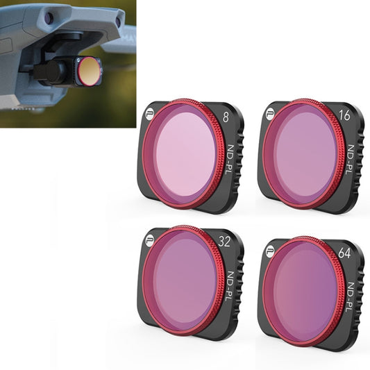4 PCS PGYTECH P-16A-035 NDPL8 / 16 / 32 / 64 Lens Filter for DJI Mavic Air 2 Drone Accessories - free shipping - PMC Jewellery - Order now!