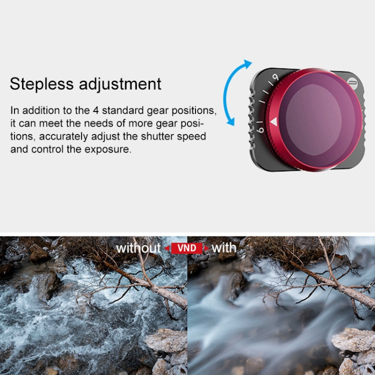 PGYTECH P-16A-041 VND-6-9 Gears Lens Filter for DJI Mavic Air 2 Drone Accessories - free shipping - PMC TechLife - Order now!