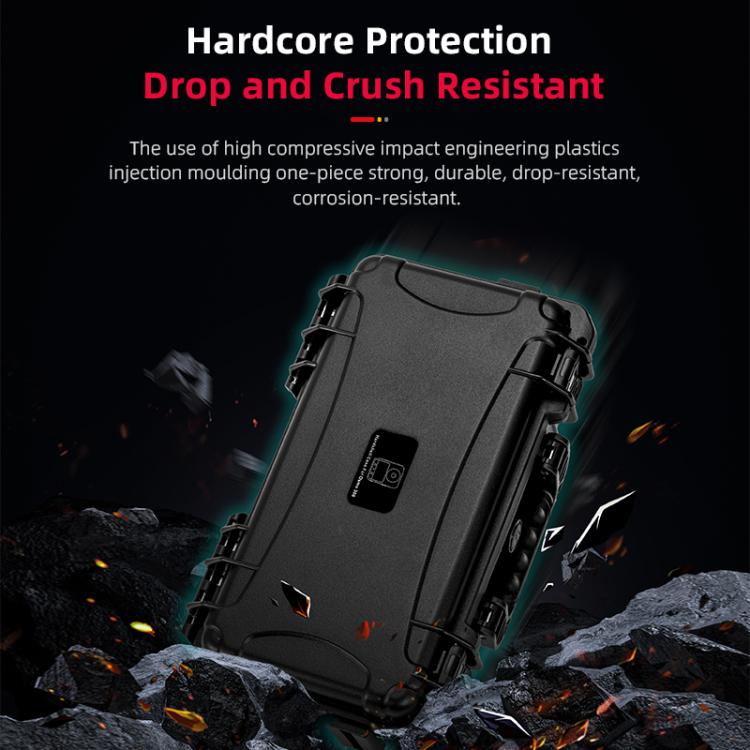 For DJI Osmo 360 STARTRC Waterproof EVA ABS Dual-layer Suitcase Storage Box (Black) - free shipping - PMC TechLife - Order now!