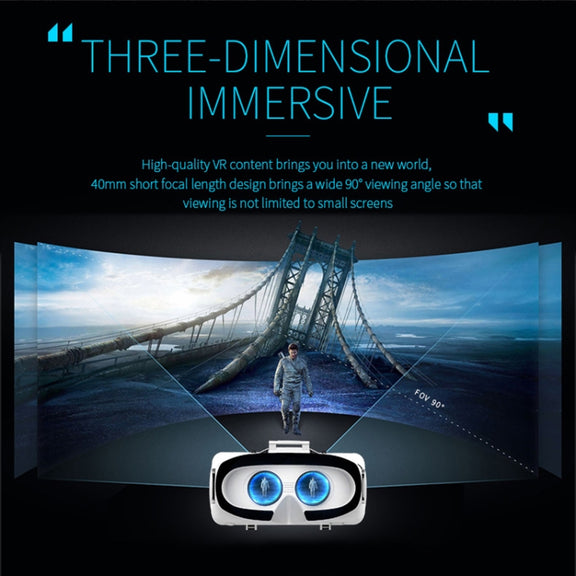 VR SHINECON G06E Virtual Reality 3D Video Glasses Suitable for 4.7 inch