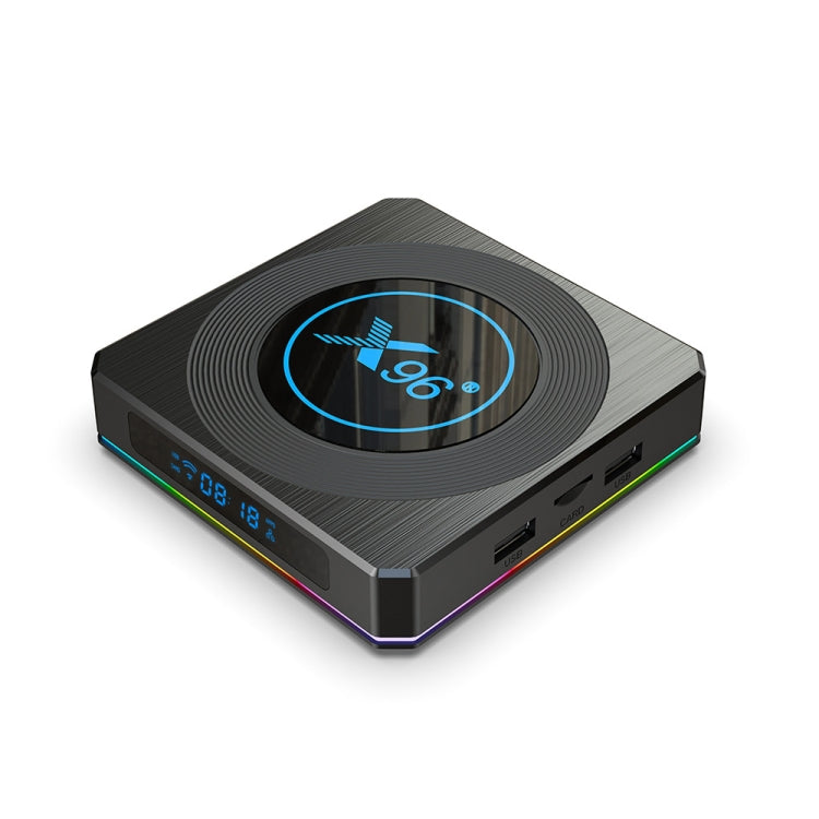 X96 X4 8K Smart TV BOX Android 11.0 Media Player with Remote Control, Amlogic S905X4 Quad Core ARM Cortex A55, RAM: 4GB, ROM: 32GB, Support 100M, Dual Band WiFi, Bluetooth, US Plug - Amlogic S905 by PMC TechLife | Online Shopping South Africa | PMC TechLife | Buy Now Pay Later Mobicred