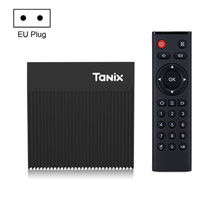 Tanix X4 Android 11 Smart TV Box, Amlogic S905X4 Quad Core, 4GB+64GB, Dual Wifi, BT(EU Plug) - Amlogic S905 by PMC TechLife | Online Shopping South Africa | PMC TechLife | Buy Now Pay Later Mobicred