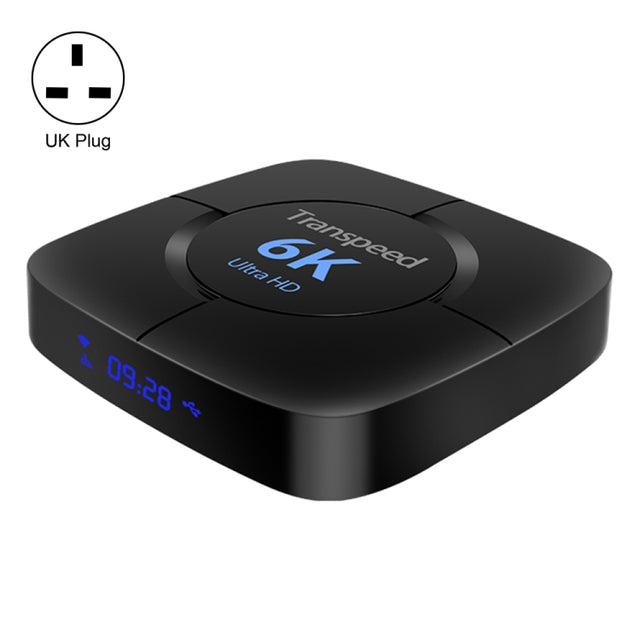 6K UHD Smart TV Box, Android 10.0, Allwinner H616 Quad Core, 2GB+8GB,UK Plug