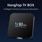 H50 Mini 4K Smart Network TV Box, Android 10.0, RK3318 Quad Core, 2GB+8GB, UK Plug