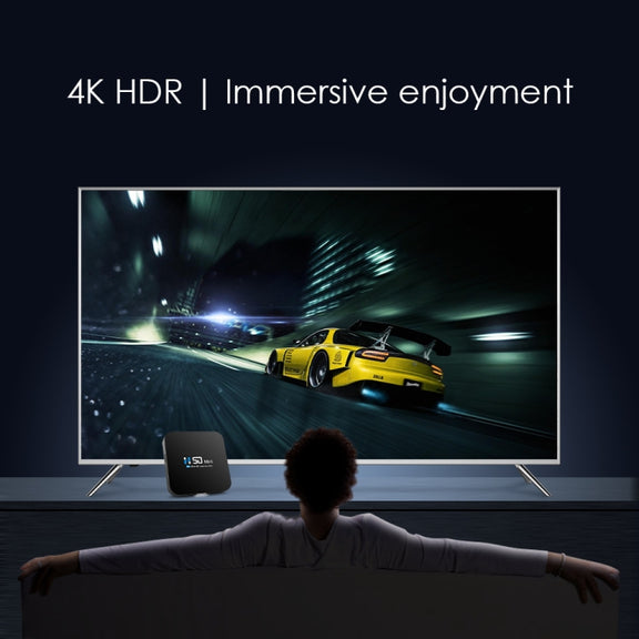 H50 Mini 4K Smart Network TV Box, Android 10.0, RK3318 Quad Core, 2GB+32GB, UK Plug