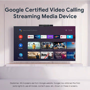 MECOOL KA2 Video Calling on TV Android 10.0 Smart TV Box with Remote Control, Amlogic S905X4 Quad Core Cortex A35, 4GB+64GB, Dual-Band / Ethernet / Camera(AU Plug)