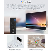 MECOOL KA2 Video Calling on TV Android 10.0 Smart TV Box with Remote Control, Amlogic S905X4 Quad Core Cortex A35, 4GB+64GB, Dual-Band / Ethernet / Camera(EU Plug)