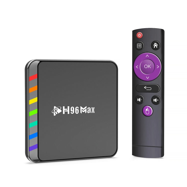 H96 Max W2 4K Ultra HD Android 11.0 Smart TV Box with Remote Control, Amlogic S905W2 Quad-Core, 4GB+64GB(AU Plug) - Amlogic S905 by PMC TechLife | Online Shopping South Africa | PMC TechLife | Buy Now Pay Later Mobicred