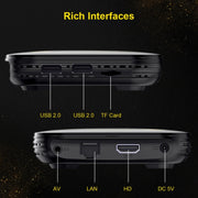 HK1 RBOX-H8S 4K Ultra HD Android 12.0 Smart TV Box with Remote Control, Allwinner H618 Quad-Core, 2GB+16GB(EU Plug)