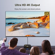 HK1 RBOX-H8S 4K Ultra HD Android 12.0 Smart TV Box with Remote Control, Allwinner H618 Quad-Core, 2GB+16GB(US Plug)