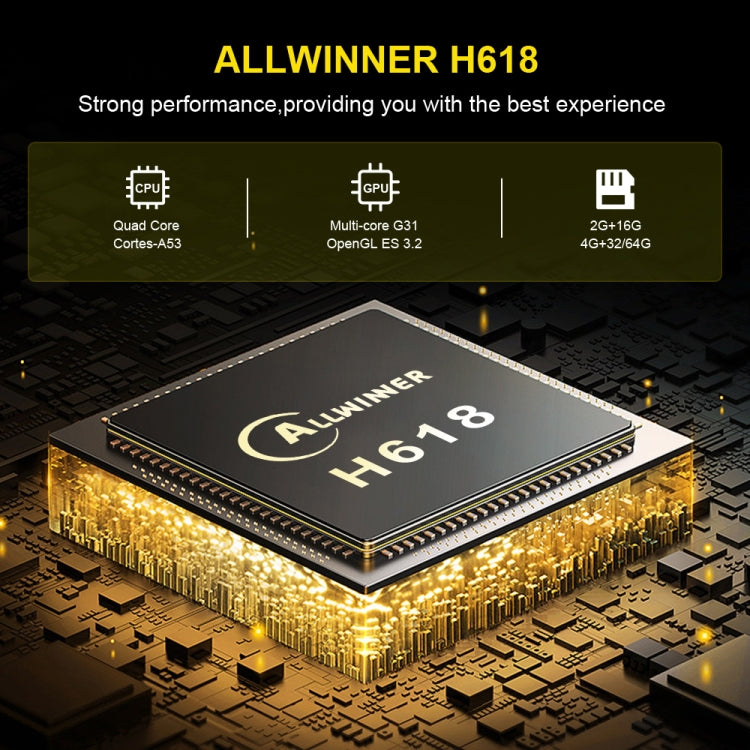 HK1 RBOX-H8S 4K Ultra HD Android 12.0 Smart TV Box with Remote Control, Allwinner H618 Quad-Core, 4GB+32GB(EU Plug)