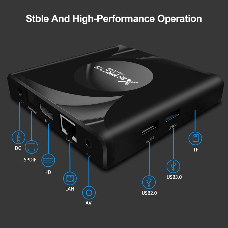 X88 Pro 13 Android 13.0 Smart TV Box with Remote Control, RK3528 Quad-Core, 2GB+16GB (UK Plug) - Others by PMC TechLife | Online Shopping South Africa | PMC TechLife | Buy Now Pay Later Mobicred