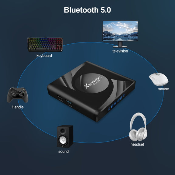 X88 Pro 13 Android 13.0 Smart TV Box with Remote Control, RK3528 Quad-Core, 4G+32GB(US Plug)