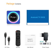Acrylic X88 Pro 13 8K Ultra HD Android 13.0 Smart TV Box with Remote Control, RK3528 Quad-Core, 2GB+16GB(US Plug)