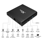X96 Air 8K Smart TV BOX Android 9.0 Media Player with Remote Control, Quad-core Amlogic S905X3, RAM: 2GB, ROM: 16GB, Dual Band WiFi, US Plug