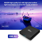 X96 Air 8K Smart TV BOX Android 9.0 Media Player with Remote Control, Quad-core Amlogic S905X3, RAM: 2GB, ROM: 16GB, Dual Band WiFi, US Plug