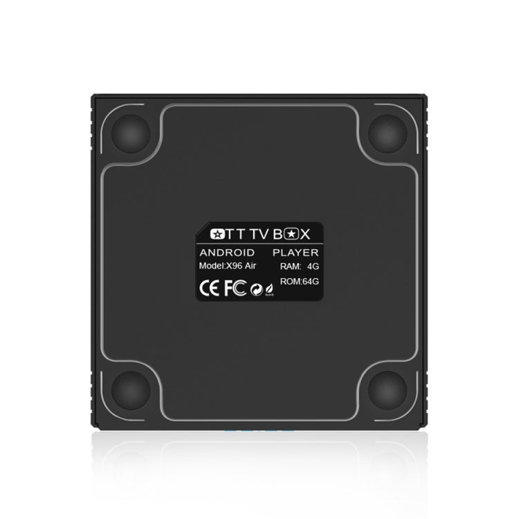 X96 Air 8K Smart TV BOX Android 9.0 Media Player with Remote Control, Quad-core Amlogic S905X3, RAM: 4GB, ROM: 64GB, Dual Band WiFi, Bluetooth, EU Plug - Amlogic S905 by PMC TechLife | Online Shopping South Africa | PMC TechLife | Buy Now Pay Later Mobicred