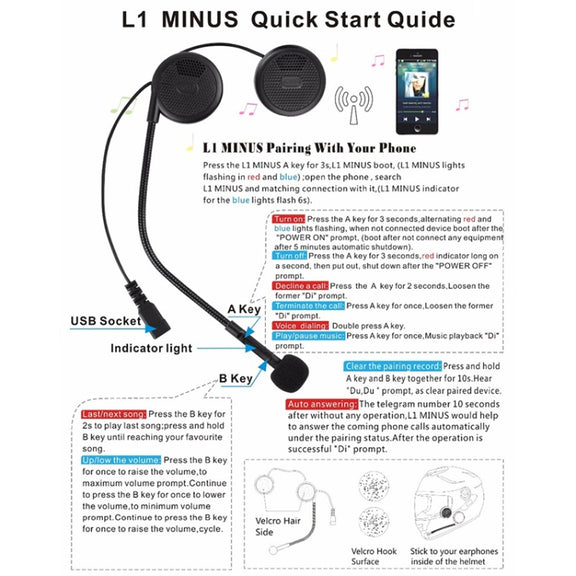 Soman 955 Skyeye Motorcycle Full / Open Face Bluetooth Helmet Headset Full Face, Supports Answer / Hang Up Calls(Matte Black)