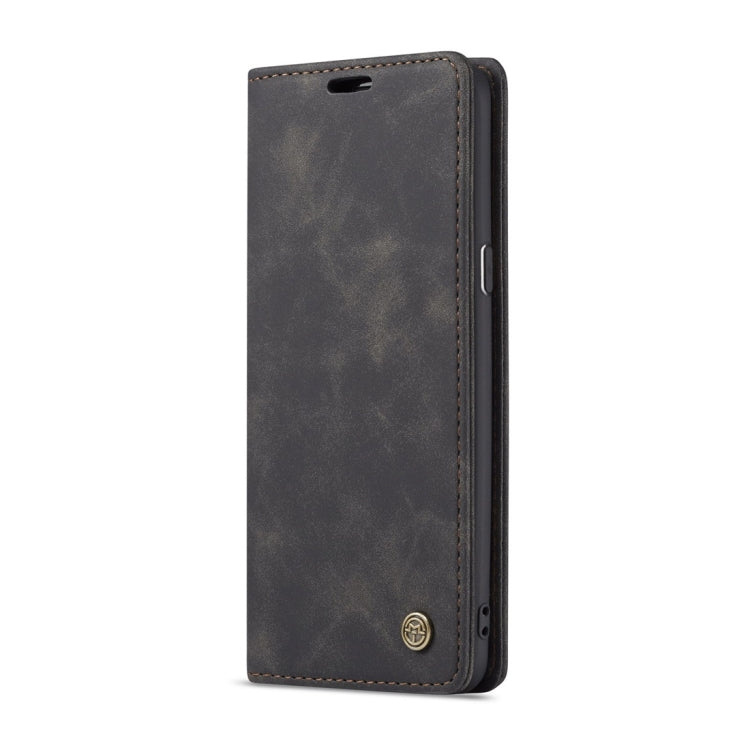 CaseMe-013 Multifunctional Retro Frosted Horizontal Flip Leather Case with Card Slot & Holder & Wallet for Galaxy S9 Plus(Black)