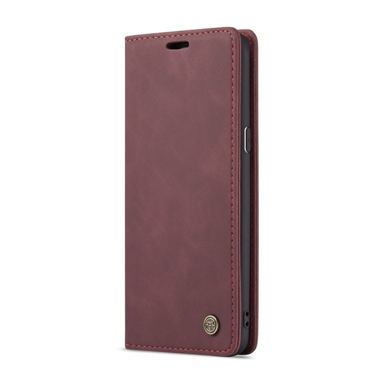 CaseMe-013 Multifunctional Retro Frosted Horizontal Flip Leather Case with Card Slot & Holder & Wallet for Galaxy S9 Plus(Wine Red) - Galaxy Phone Cases by CaseMe | Online Shopping South Africa | PMC Jewellery | Buy Now Pay Later Mobicred