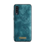 CaseMe-008 For Samaung Galaxy A30S／A50S／A50 Detachable Multifunctional Flip Leather Case (Blue)