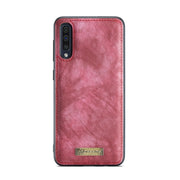 CaseMe-008 For Samaung Galaxy A30S／A50S／A50 Detachable Multifunctional Flip Leather Case (Red)