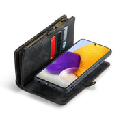 For Samsung Galaxy A70 CaseMe-008 Detachable Multifunctional Flip Leather Phone Case(Black)