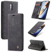 CaseMe-013 Multifunctional Horizontal Flip Leather Case with Card Slot & Holder for Galaxy M10(Black)