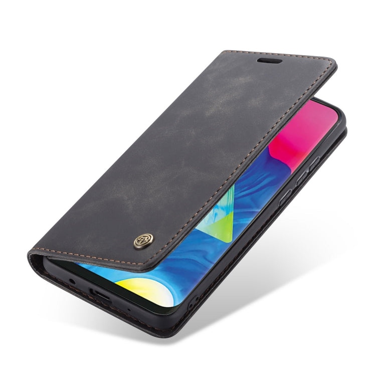 CaseMe-013 Multifunctional Horizontal Flip Leather Case with Card Slot & Holder for Galaxy M10(Black)