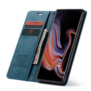CaseMe-013 Multifunctional Horizontal Flip Leather Case with Card Slot & Holder for Galaxy S10 5G(Blue)