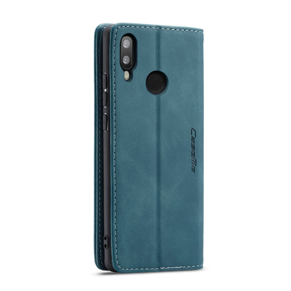 CaseMe-013 Multifunctional Horizontal Flip Leather Case with Card Slot & Holder for Huawei P20 Lite(Blue)