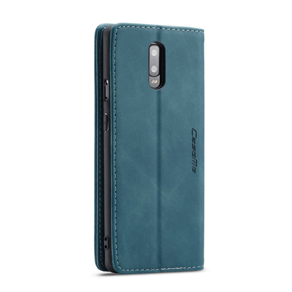 CaseMe-013 Multifunctional Horizontal Flip Leather Case with Card Slot & Holder for OnePlus 7(Blue)