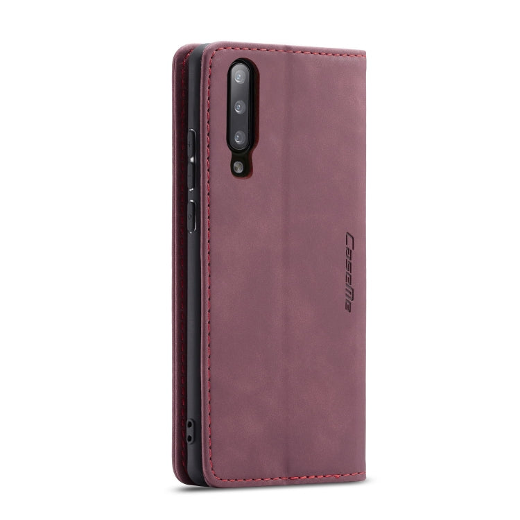 CaseMe-013 Multifunctional Horizontal Flip Leather Case with Card Slot & Holder for Xiaomi 9(Wine Red)