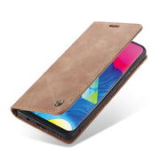 CaseMe-013 Multifunctional Horizontal Flip Leather Case with Card Slot & Holder for Galaxy M10 / A10 (Brown)