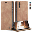 CaseMe-013  Multifunctional Horizontal Flip Leather Case with Card Slot & Holder for Huawei P20(Brown) - free shipping - PMC Jewellery - Order now!