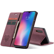 CaseMe-013  Multifunctional Horizontal Flip Leather Case with Card Slot & Holder for Xiaomi 9(Brown)