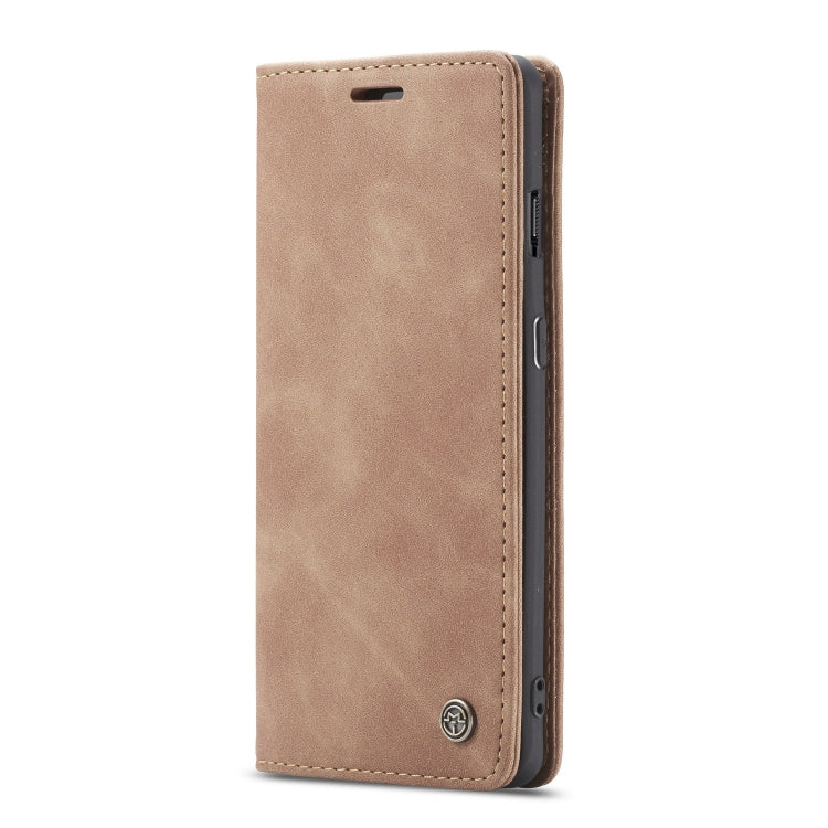 CaseMe-013 Multifunctional Horizontal Flip Leather Case with Card Slot & Holder for OnePlus 7(Brown)