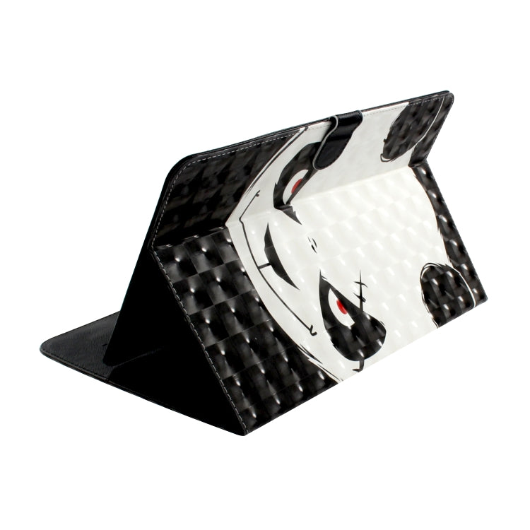 3D Colored Drawing Universal Horizontal Flip Leather Case, with Holder & Card Slot & Wallet for 10 inch Tablet PC(Angry Bear) - 10 - 11 inch by PMC Jewellery | Online Shopping South Africa | PMC Jewellery | Buy Now Pay Later Mobicred