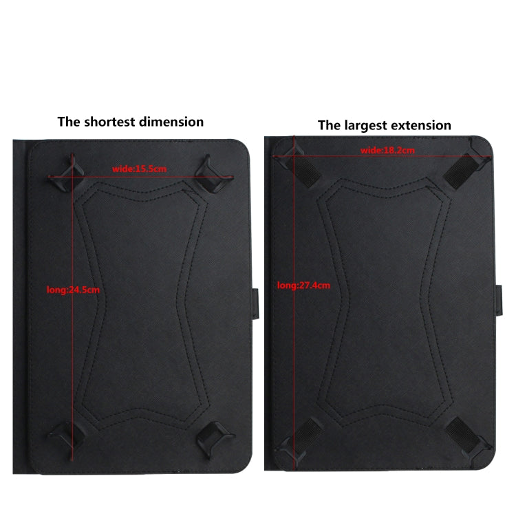 3D Colored Drawing Universal Horizontal Flip Leather Case, with Holder & Card Slot & Wallet for 10 inch Tablet PC(Peacock Wreath) - 10 - 11 inch by PMC TechLife | Online Shopping South Africa | PMC TechLife | Buy Now Pay Later Mobicred