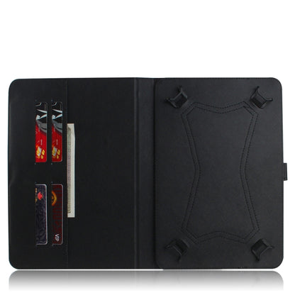 3D Colored Drawing Universal Horizontal Flip Leather Case, with Holder & Card Slot & Wallet for 10 inch Tablet PC(Peacock Wreath) - 10 - 11 inch by PMC Jewellery | Online Shopping South Africa | PMC Jewellery | Buy Now Pay Later Mobicred