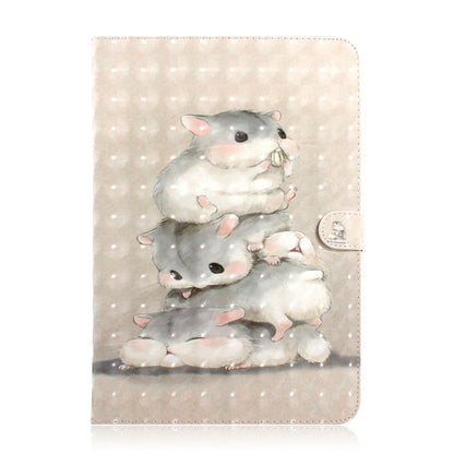 3D Colored Drawing Universal Horizontal Flip Leather Case, with Holder & Card Slot & Wallet for 10 inch Tablet PC(Squirrels) - 10 - 11 inch by PMC Jewellery | Online Shopping South Africa | PMC Jewellery | Buy Now Pay Later Mobicred