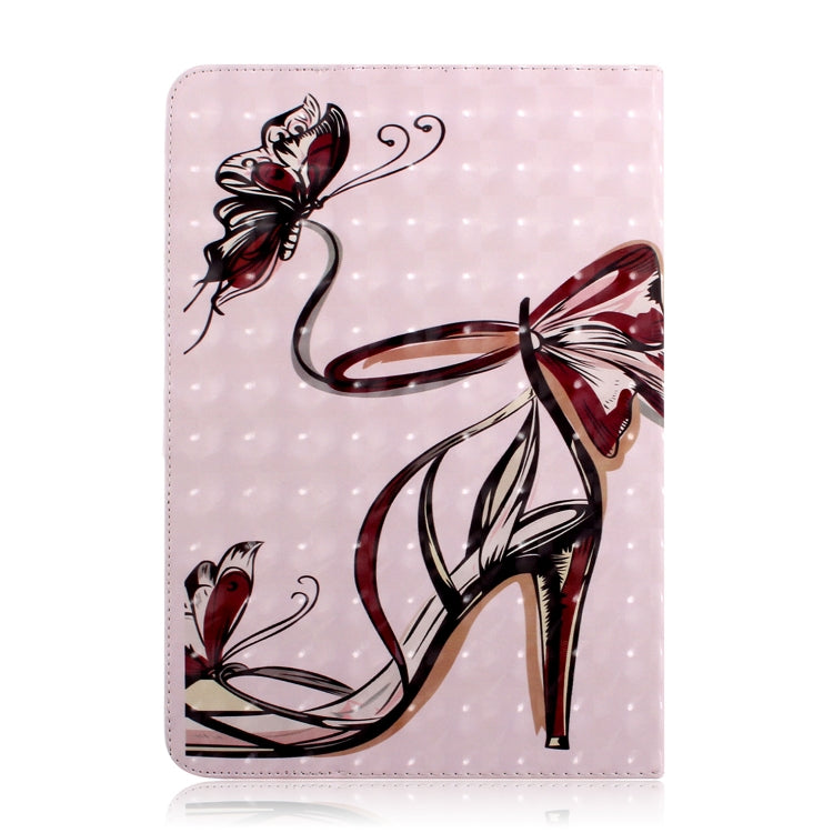 3D Colored Drawing Universal Horizontal Flip Leather Case, with Holder & Card Slot & Wallet for 10 inch Tablet PC(High-heeled) - 10 - 11 inch by PMC Jewellery | Online Shopping South Africa | PMC Jewellery | Buy Now Pay Later Mobicred