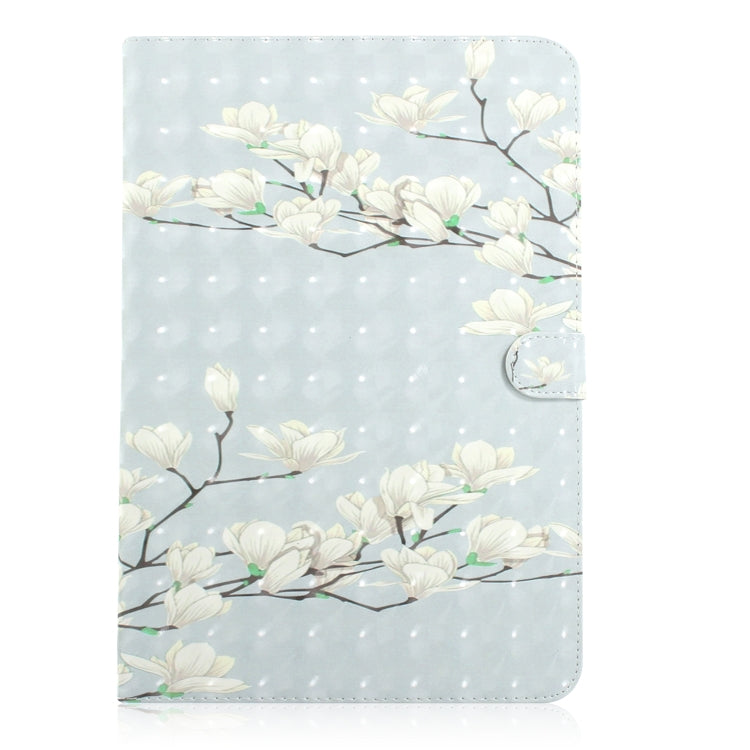 3D Colored Drawing Universal Horizontal Flip Leather Case, with Holder & Card Slot & Wallet for 10 inch Tablet PC(Magnolia) - free shipping - PMC Jewellery - Order now!