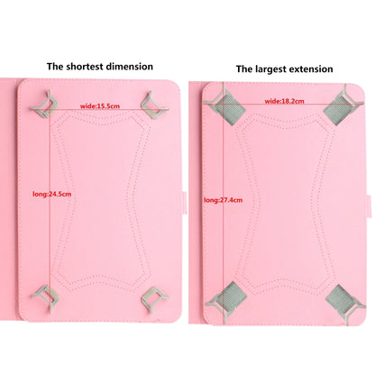 3D Colored Drawing Universal Horizontal Flip Leather Case, with Holder & Card Slot & Wallet for 10 inch Tablet PC(Magnolia) - free shipping - PMC Jewellery - Order now!