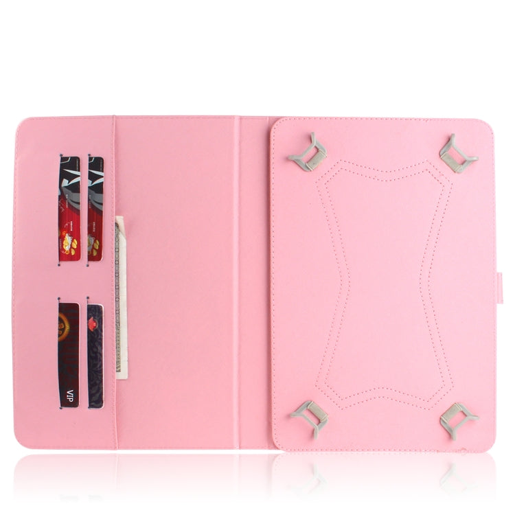 3D Colored Drawing Universal Horizontal Flip Leather Case, with Holder & Card Slot & Wallet for 10 inch Tablet PC(Magnolia) - free shipping - PMC Jewellery - Order now!