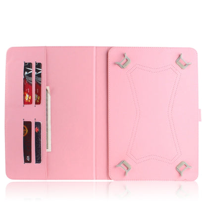 3D Colored Drawing Universal Horizontal Flip Leather Case, with Holder & Card Slot & Wallet for 10 inch Tablet PC(Magnolia) - free shipping - PMC Jewellery - Order now!
